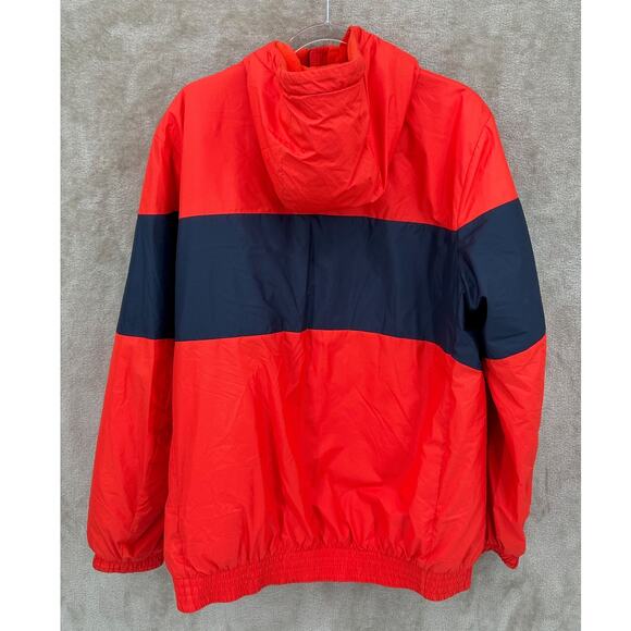 Nike Jacket Men Large Red Navy Synthetic Fill Windbreaker Full Zip Logo Outdoors - Picture 4 of 12
